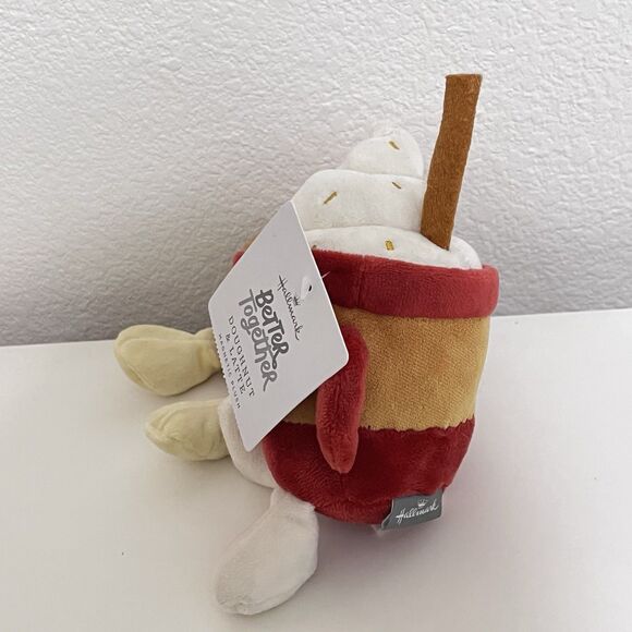 Hallmark Better Together Doughnut and Latte Magnetic Plush Pair Set w/ TAG - Picture 5 of 7